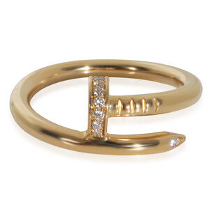Cartier Yellow Gold Diamond Juste Un Clou Ring